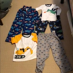 3 pair size 5T boys pajamas